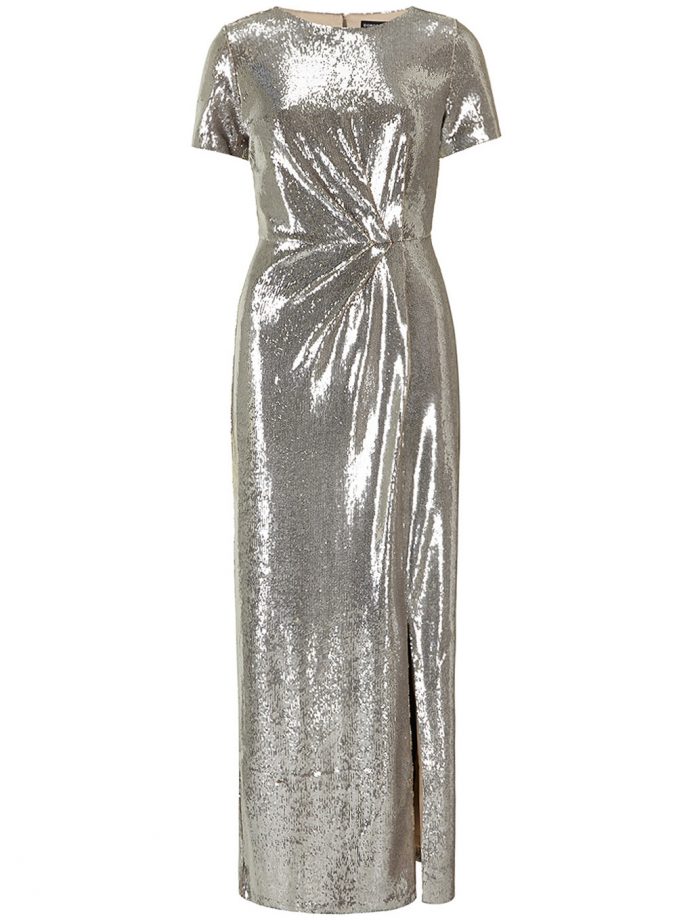 Dorothy Perkins Silver Sequin Maxi Dress, £85