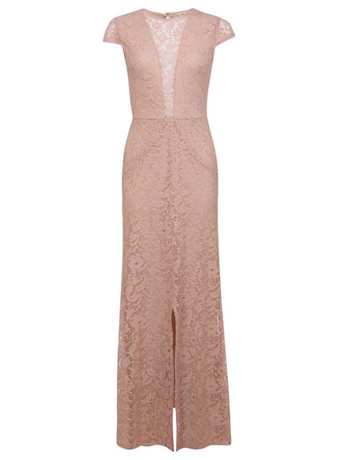 Miss Selfridge Foiled Lace Maxi Dress, £59