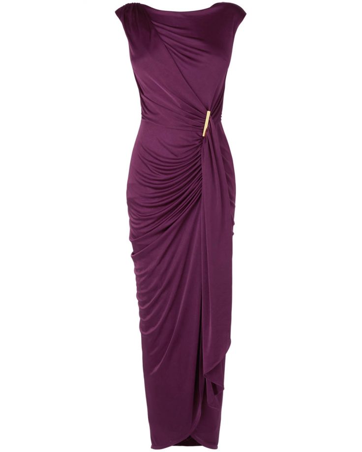 Phase Eight Berry Draped Dress, £160