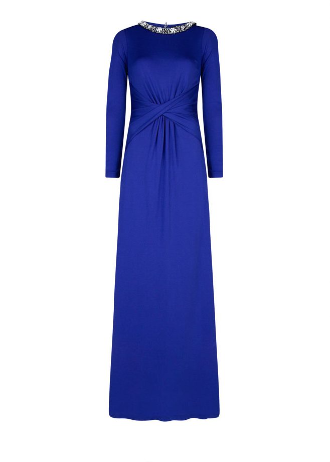 Mango Beaded Collar Maxi Dress, £99.99