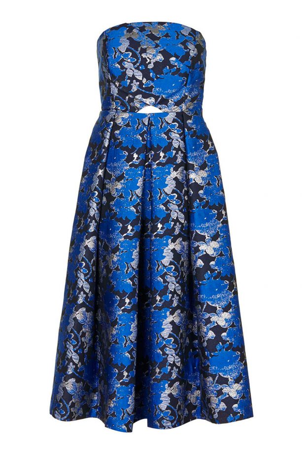 Topshop Shadow Jacquard Midi Dress, £85
