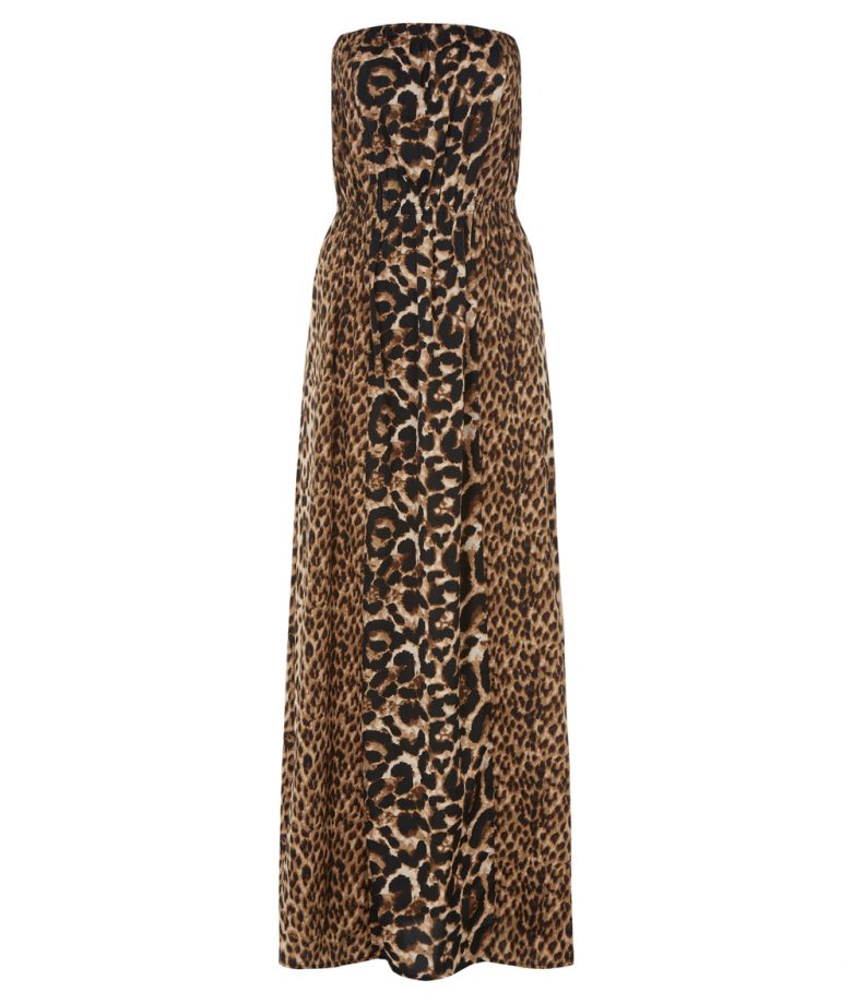Primark SS14 Animal Printed Bandeau Maxi Dress, £8