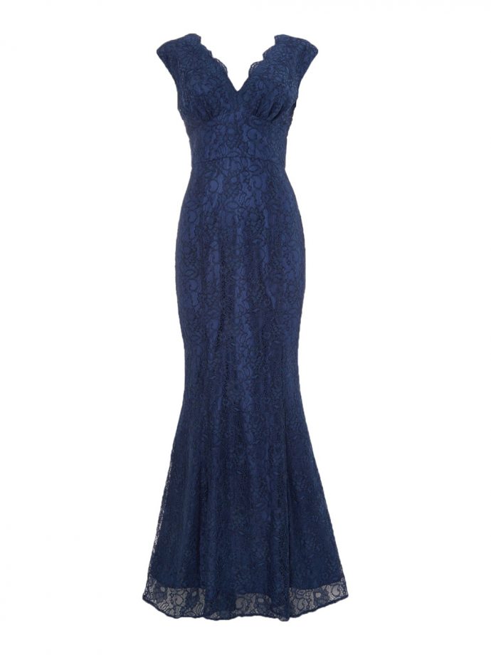 Ariella Lace Fishtail Maxi Dress, £200