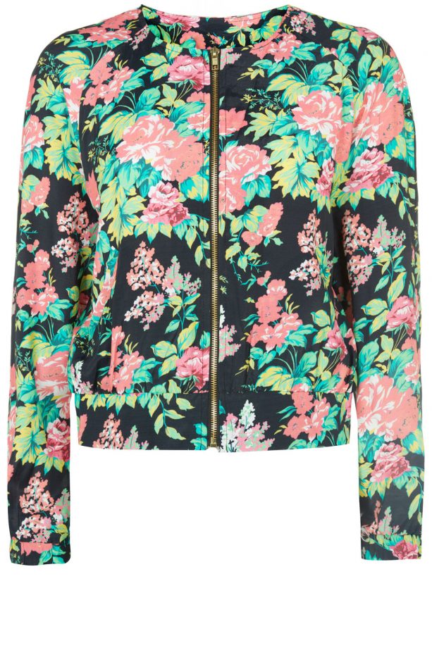 Primark SS14 Bright Floral Bomber Jacket, £15