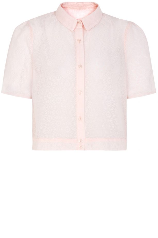 Primark SS14 Burnout Crop Blouse, £10
