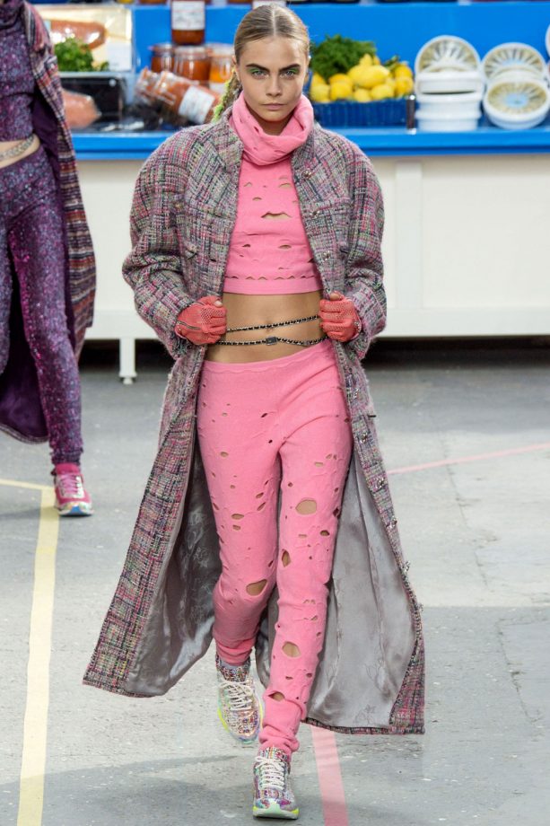 Cara Delevingne At Paris Fashion Week AW14, 2014