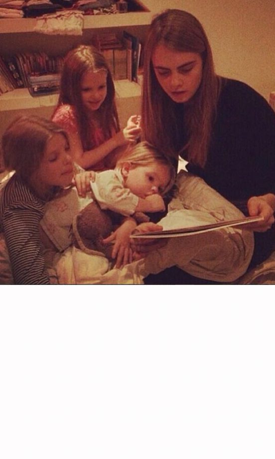 Cara Delevingne Accepts Bed Time Story Duty, 2013