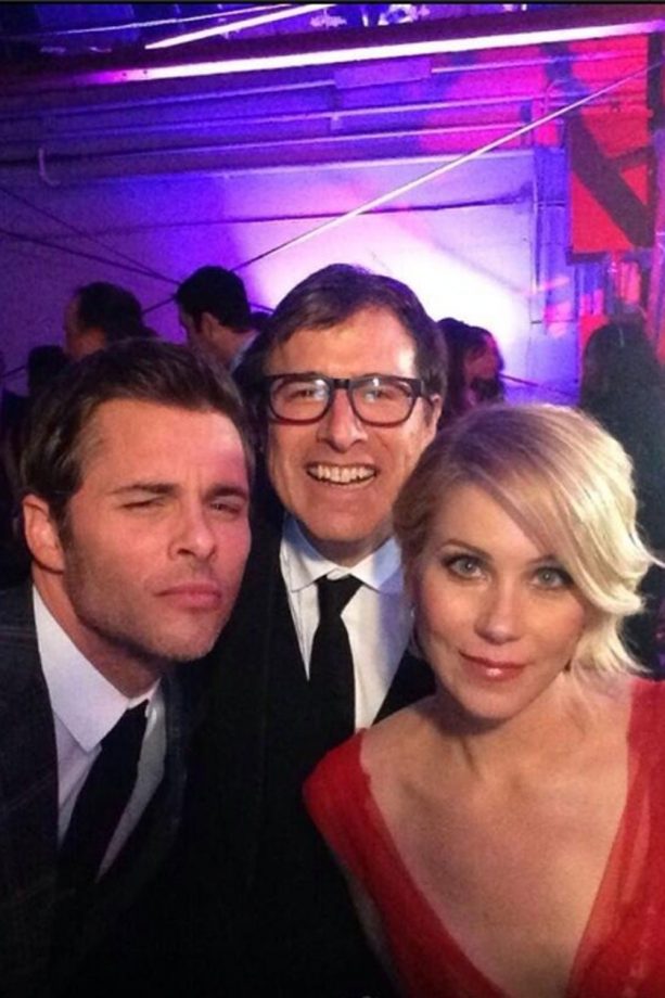 Christina Applegate Snaps A Selfie With James Marsden And David O. Russell, 2014