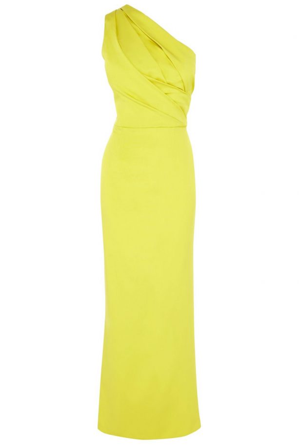 Coast Yellow One Shoulder Maxi Dress, £195