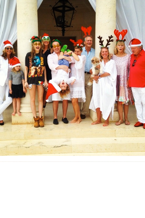 Cara Delevingne And Her Family Holiday In Heron Bay, 2013