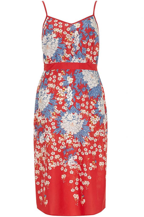 Dorothy Perkins Red Cami Midi Dress, £25
