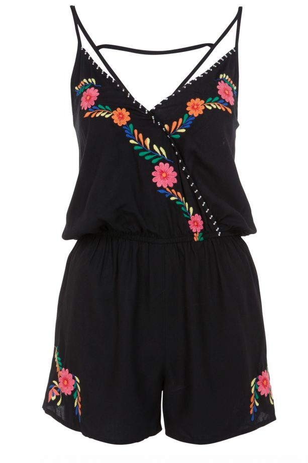 F+F SS14 Collection: Embroidered Playsuit, £16