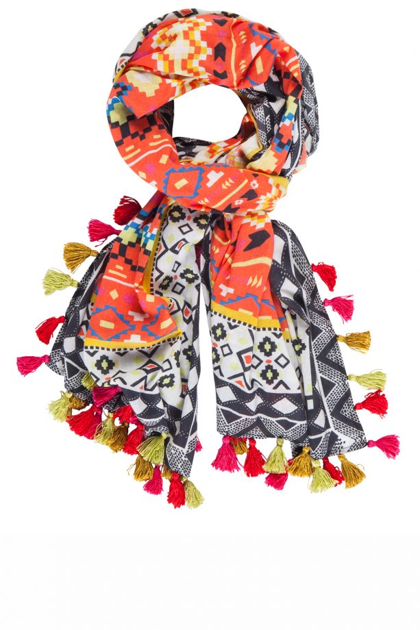 F+F SS14 Collection: Aztec Tassel Scarf, £8