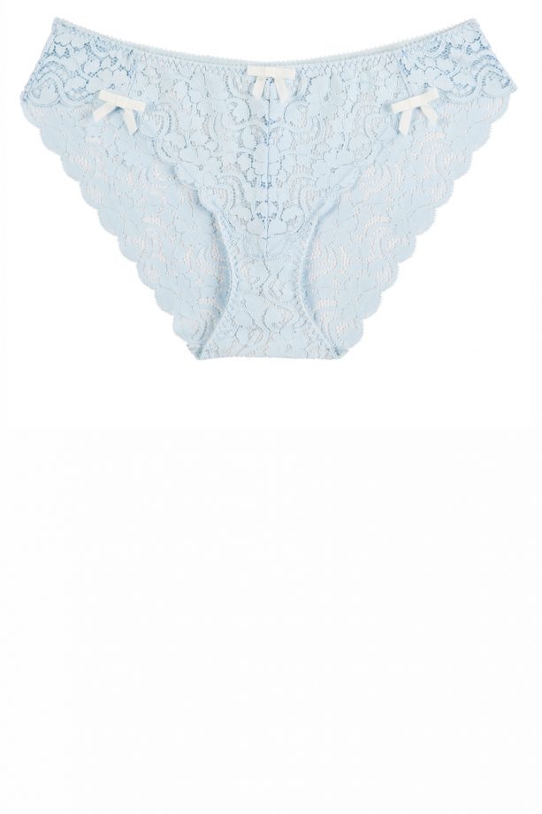 F+F SS14 Collection: Pastel Blue Lace Pants, £5
