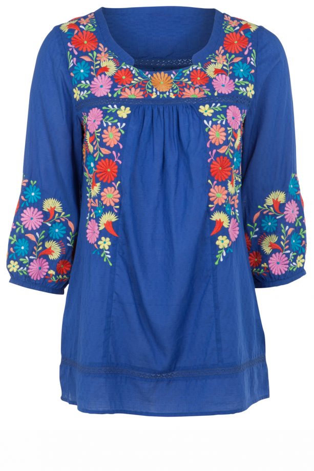 F+F SS14 Collection: Embroidered Floral Blouse, £16
