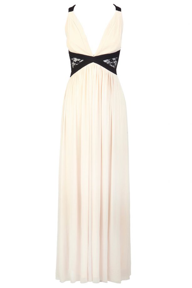 Fashion Union Rare Lace Insert Maxi Dress, £59