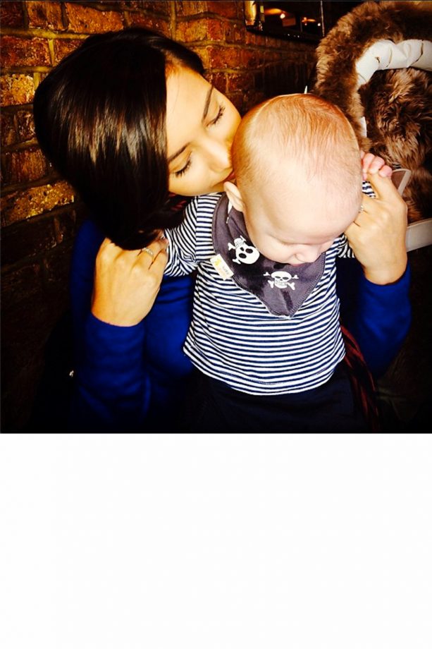Frankie Sandford Spends Some Time With Baby Parker