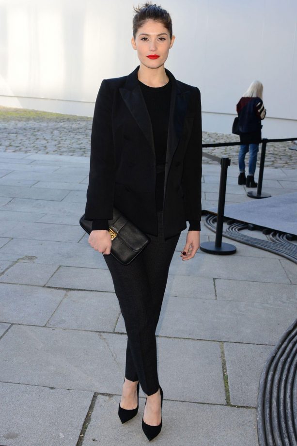 Gemma Arterton At Paris Fashion Week AW14, 2014