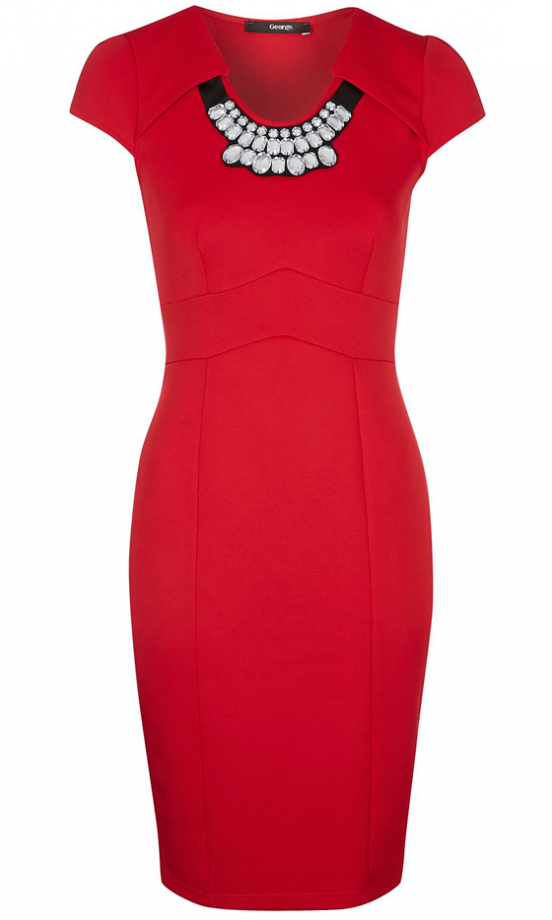 George Embellished Neck Dress, £18