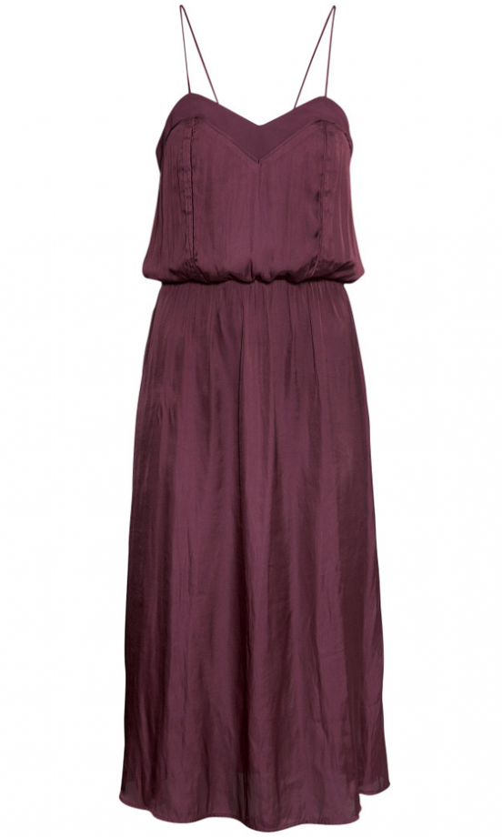 H&M Satin Silk Dress, £34.99