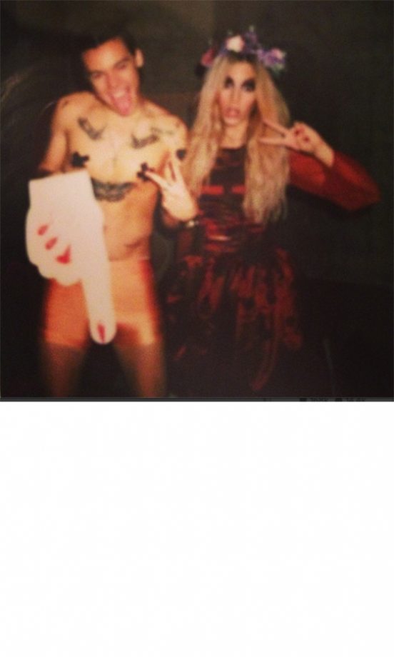 Harry Styles Pulls A Miley Cyrus On A Night Out, 2013