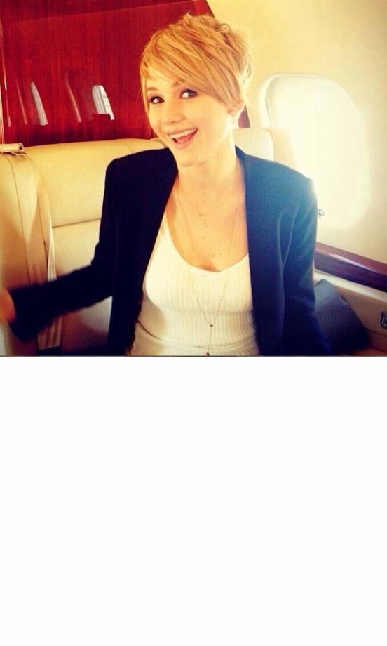 Jennifer Lawrence Reveals Her New Short Hairdo, 2013