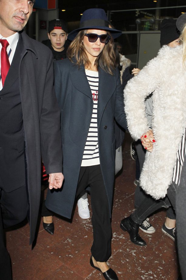 Jessica Alba At Paris Fashion Week AW14, 2014
