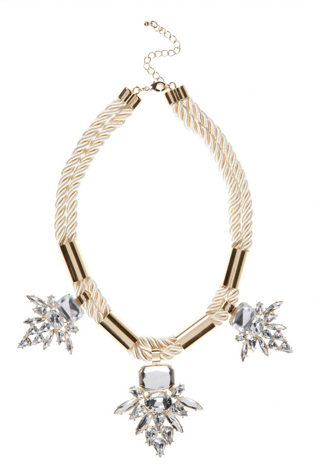 Primark Rope and Gem Necklace, £8
