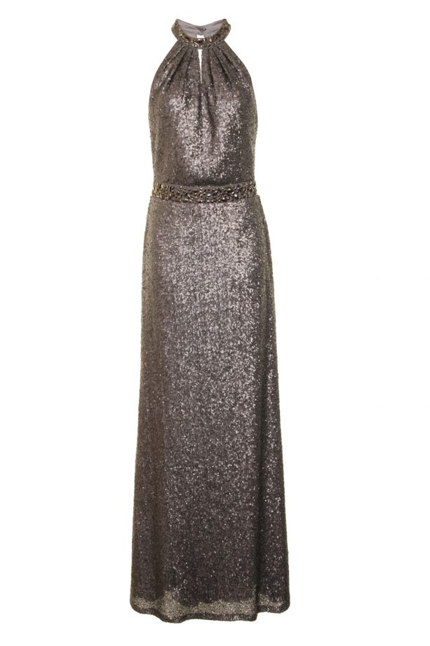Little Mistress Sequin Maxi Dress, £120
