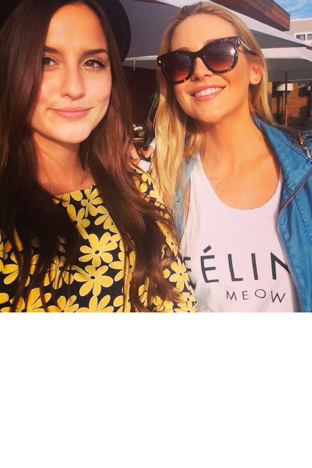 Lucy Watson Joins Pal Stephanie Pratt For Lunch, 2014
