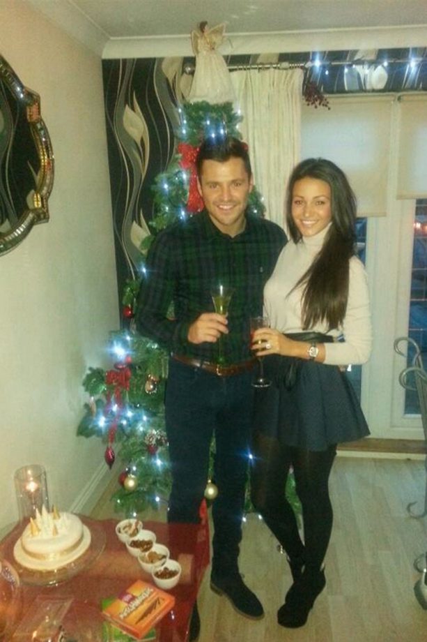 Mark Wright And Michelle Keagan Enjoy Christmas Together, 2013