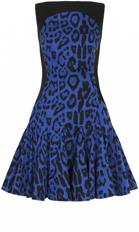 Matalan Blue Leopard Dress, £50