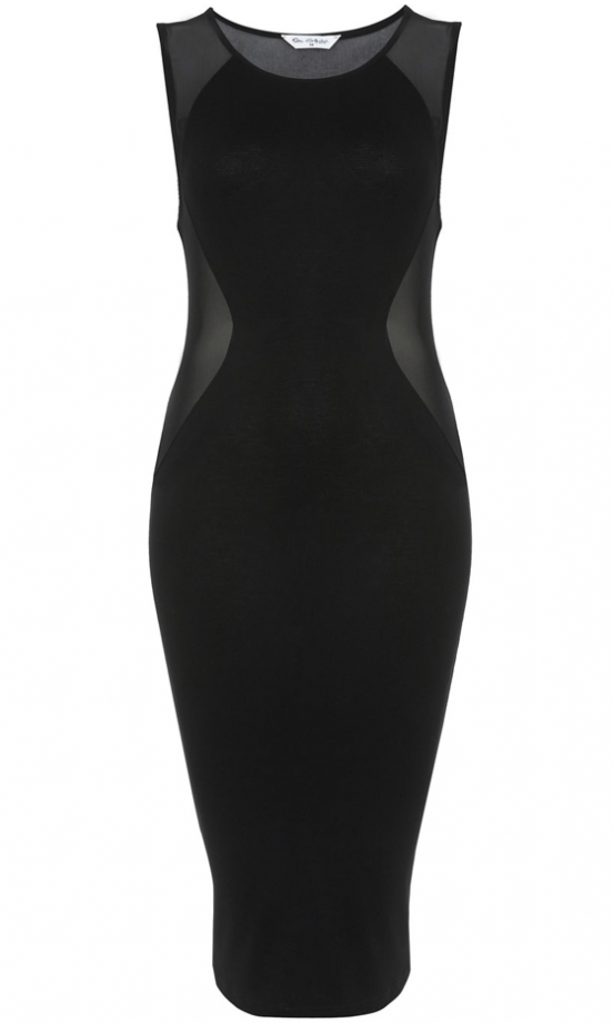 Miss Selfridge Mesh Insert Dress, £24