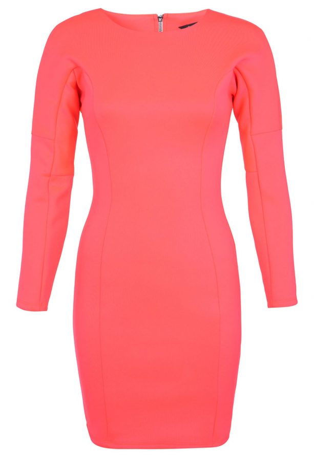 Miss Selfridge Neon Longsleeve Bodycon, £39