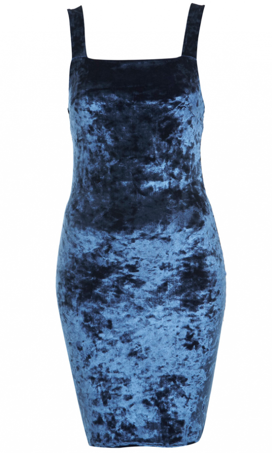 Miss Selfridge Velvet Dress, £32