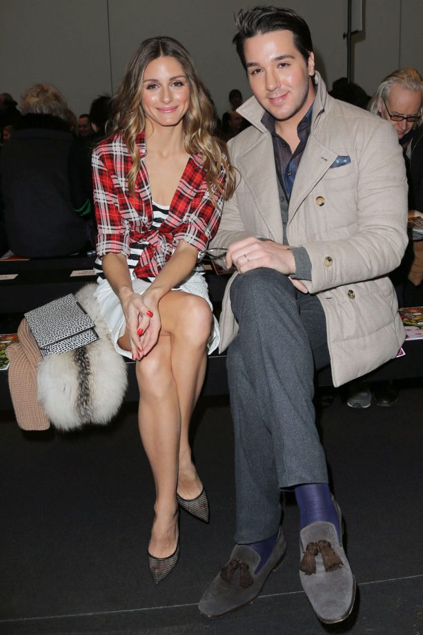 Olivia Palermo And Lucas Somoza At Paris Fashion Week AW14, 2014
