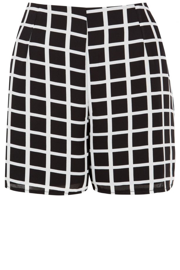 Primark Grid Print Tailored Shorts, £10