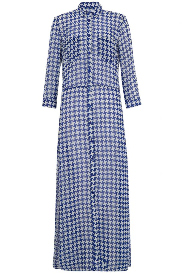 Primark Houndstooth Print Maxi Shirt Dress, £15