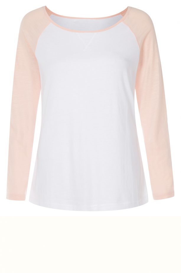 Primark Pink Contrast Raglan Tee, £4