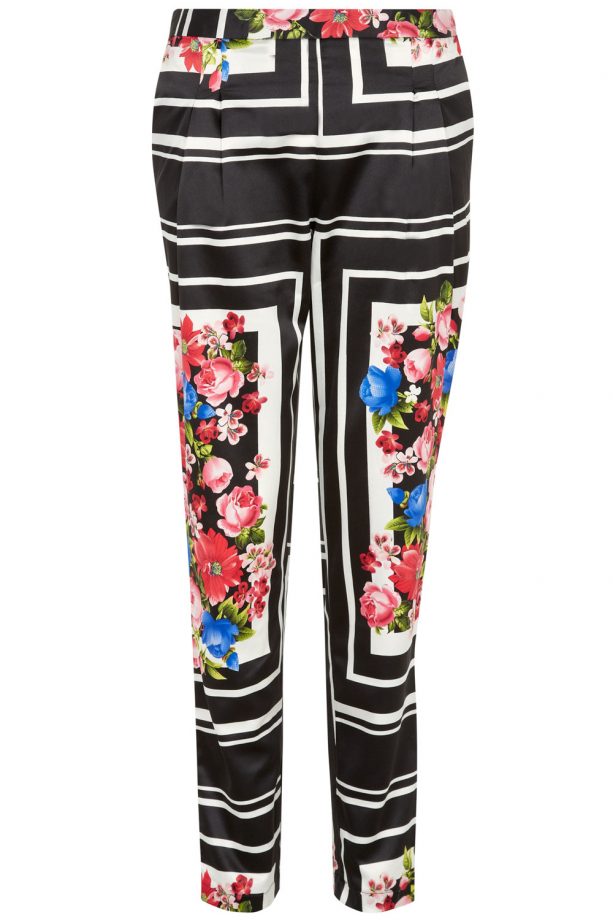 Primark Scarf Print Silky Trousers, £11