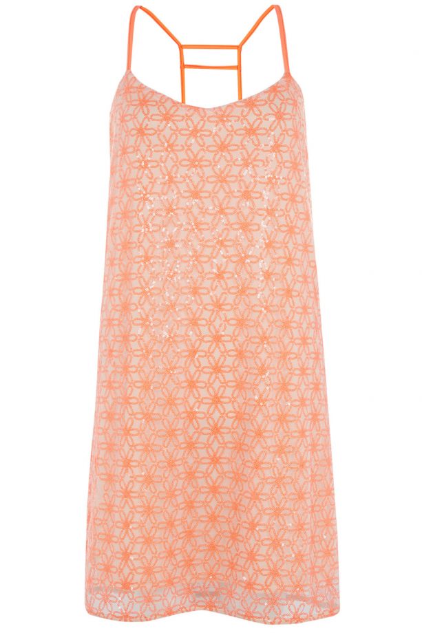 Primark Sequin Flower Slip Dress, £17