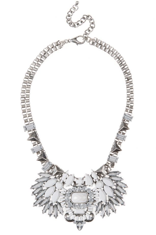 Primark Silver Stone Link Necklace, £4