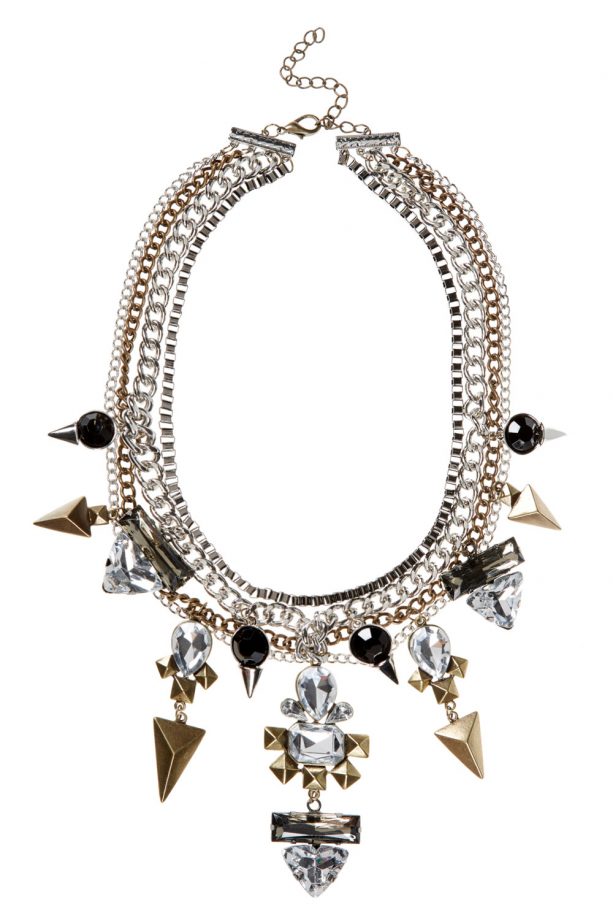 Primark Triangle And Chain Necklace, £13