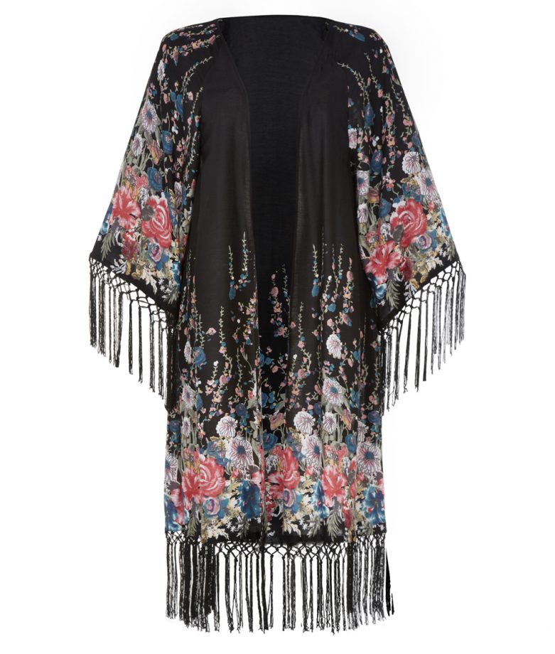 Primark SS14 Printed Beach Fringe Kimono, £15