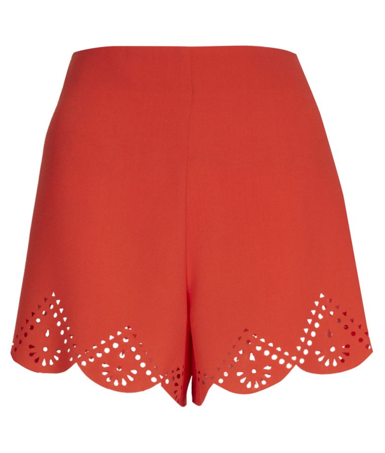 Primark SS14 Red Lazer Cut Out Shorts, £10