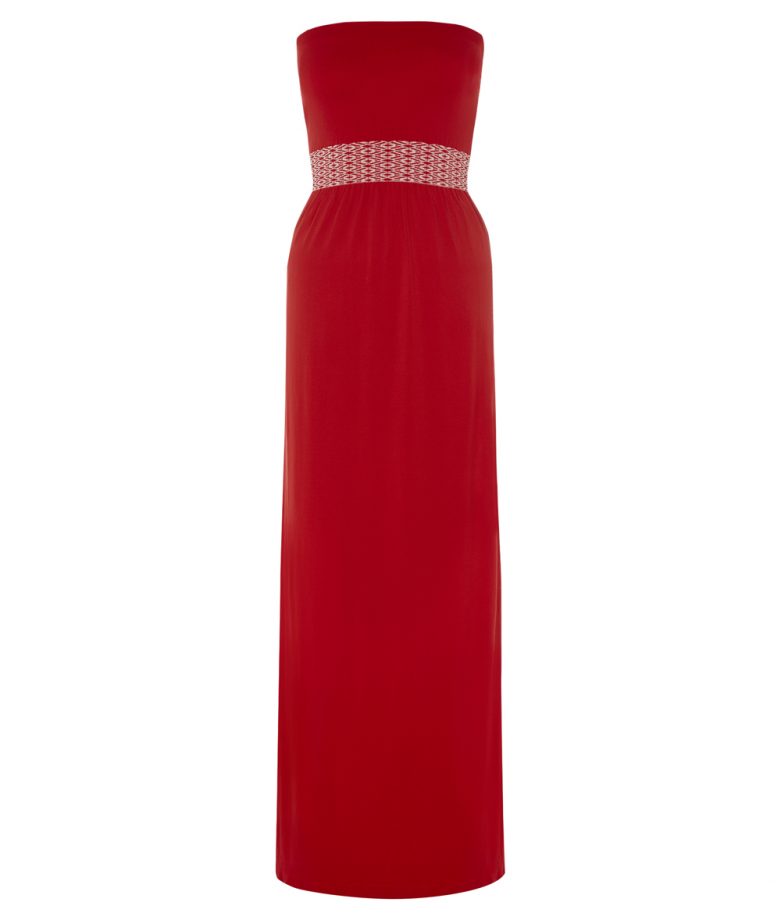 Primark SS14 Red Aztec Waistband Maxi Dress, £7