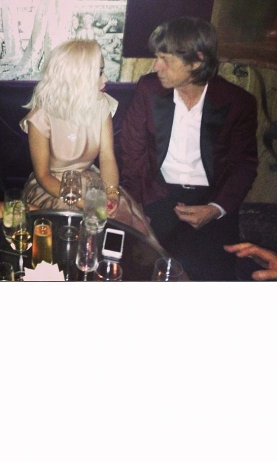 Rita Ora Has THE Most Exciting Chat Of Her Life With Rock Legend Mick Jagger, 2013