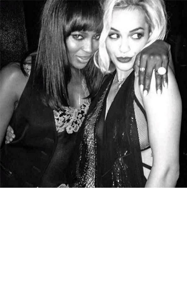 Rita Ora Tweets A Selfie With Naomi Campbell, 2014