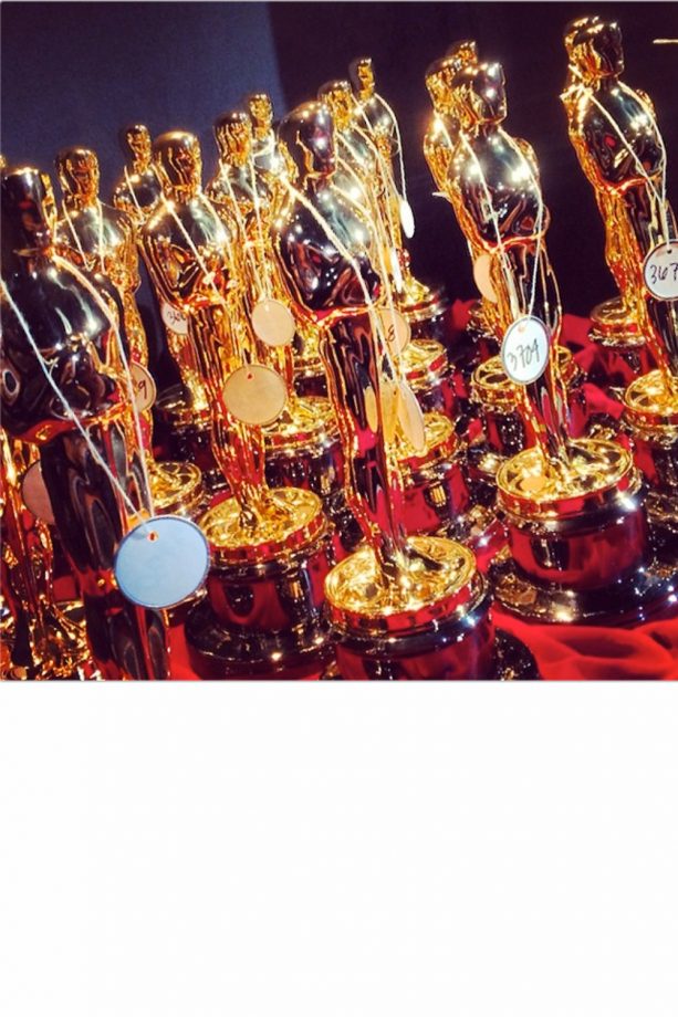 The Prestigious Awards Backstage At The Oscars, 2014