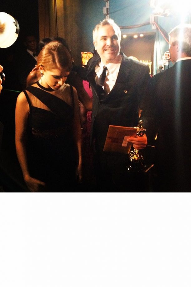 Anna Kendrick And Gravity Director Alfonso Cuarón At The Oscars, 2014
